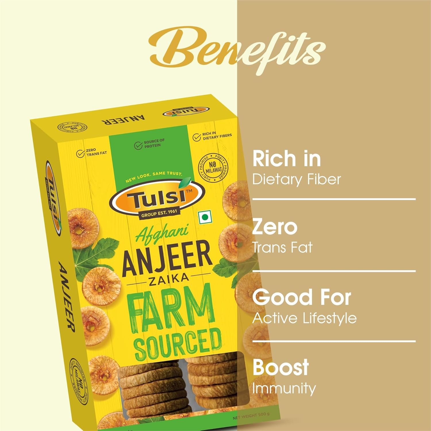 Afghani Dried Anjeer Zaika 1 Kg - View 2